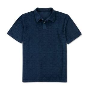 NEW JETTY men's manahawkin jacquard polo in navy